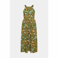 Warehouse Textured Jersey Abstract Cross Back Midi Dress For Female -Warehouse Sales Store unnamed file 4838