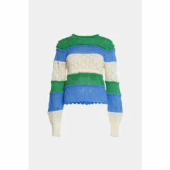 Warehouse Pointelle Knit Scallop Detail Jumper For Female -Warehouse Sales Store unnamed file 4844