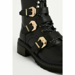 Warehouse Real Leather Gold Buckle Boot For Female -Warehouse Sales Store unnamed file 487