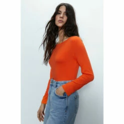 Warehouse Slash Neck Long Sleeve Top For Female -Warehouse Sales Store unnamed file 49