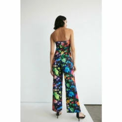 Warehouse Floral Print Bandeau Jersey Crepe Jumpsuit For Female -Warehouse Sales Store unnamed file 4957