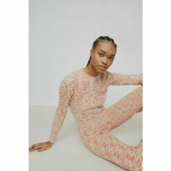 Warehouse Space Dye Knit Top For Female