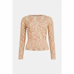 Warehouse Space Dye Knit Top For Female -Warehouse Sales Store unnamed file 4982