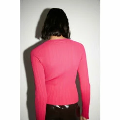 Warehouse Rib Zip Sleeve Knit Jumper For Female -Warehouse Sales Store unnamed file 5024