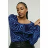 Warehouse Plus Size Warped Jacquard Knit Jumper For Female -Warehouse Sales Store unnamed file 5033