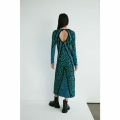 Warehouse Mixed Animal Jacquard Knit Dress For Female -Warehouse Sales Store unnamed file 5070