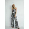 Warehouse Abstract Bandeau Jersey Crepe Jumpsuit For Female -Warehouse Sales Store unnamed file 5084