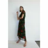 Warehouse Floral Mesh Ruched Drop Tiered Midi Dress For Female -Warehouse Sales Store unnamed file 5089
