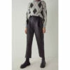 Warehouse Faux Leather D Ring Peg Trouser For Female -Warehouse Sales Store unnamed file 5118