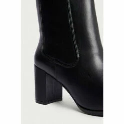 Warehouse Padded Gusset Heeled Ankle Boot For Female -Warehouse Sales Store unnamed file 516