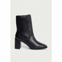 Warehouse Padded Gusset Heeled Ankle Boot For Female -Warehouse Sales Store unnamed file 518