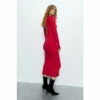 Warehouse Open Back Ribbed Knit Dress For Female -Warehouse Sales Store unnamed file 5193