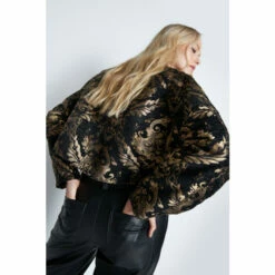 Warehouse Premium Vintage Look Jacquard Coat For Female -Warehouse Sales Store unnamed file 5200