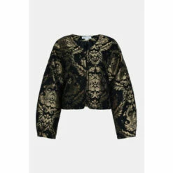 Warehouse Premium Vintage Look Jacquard Coat For Female -Warehouse Sales Store unnamed file 5201