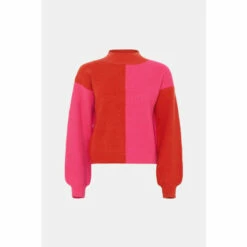 Warehouse Colourblock Knit Jumper For Female -Warehouse Sales Store unnamed file 5207