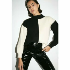 Warehouse Colourblock Knit Jumper For Female -Warehouse Sales Store unnamed file 5209