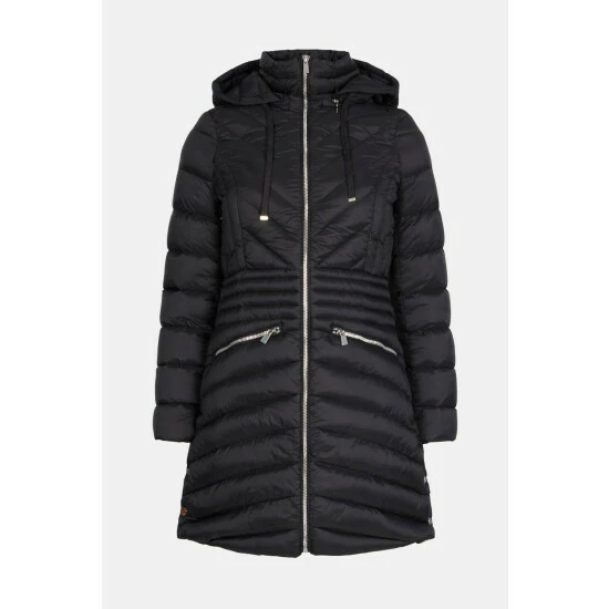 Warehouse Lightweight Midi Packable Padded Jacket For Female 6 Warehouse Lightweight Midi Packable Padded Jacket For Female - Image 4