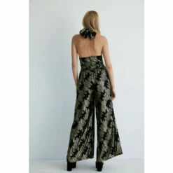 Warehouse Petite Sparkle Halter Neck Jumpsuit For Female -Warehouse Sales Store unnamed file 604