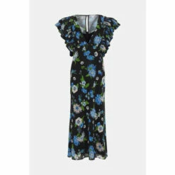 Warehouse Ruffle Maxi Dress For Female -Warehouse Sales Store unnamed file 625