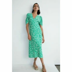 Warehouse Midi Tea Dress In Floral For Female -Warehouse Sales Store unnamed file 644