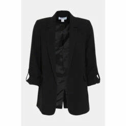 Warehouse Relaxed Roll Sleeve Edge To Edge Blazer For Female -Warehouse Sales Store unnamed file 652