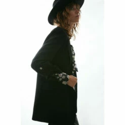 Warehouse Relaxed Roll Sleeve Edge To Edge Blazer For Female -Warehouse Sales Store unnamed file 653