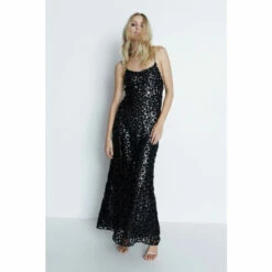 Warehouse Sequin Lace Maxi Dress For Female -Warehouse Sales Store unnamed file 681
