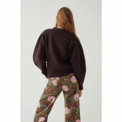 Warehouse Cosy Soft Rib Yoke Detail Knit Jumper For Female -Warehouse Sales Store unnamed file 697