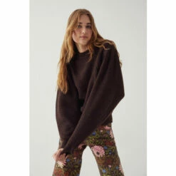 Warehouse Cosy Soft Rib Yoke Detail Knit Jumper For Female -Warehouse Sales Store unnamed file 699