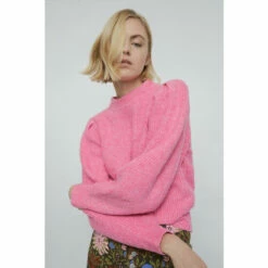 Warehouse Cosy Soft Rib Yoke Detail Knit Jumper For Female -Warehouse Sales Store unnamed file 701