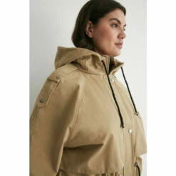 Warehouse Plus Size Quilted Hem Parka For Female -Warehouse Sales Store unnamed file 749