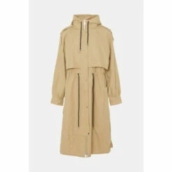 Warehouse Plus Size Quilted Hem Parka For Female -Warehouse Sales Store unnamed file 751