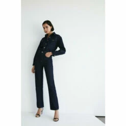 Warehouse Denim Indigo Long Straight Jeans For Female
