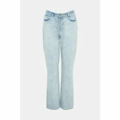 Warehouse Denim Diamante Embellished Straight Leg Jeans For Female -Warehouse Sales Store unnamed file 796