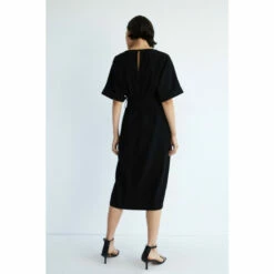 Warehouse Multi Stitch Belted Soft Shift Dress For Female -Warehouse Sales Store unnamed file 800