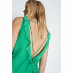 Warehouse Premium Ruffle Detail Maxi Dress For Female -Warehouse Sales Store unnamed file 82