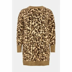 Warehouse Plus Size Classic Animal Knit Jumper Dress For Female 10 Warehouse Plus Size Classic Animal Knit Jumper Dress For Female -Warehouse Sales Store unnamed file 823