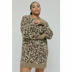 Warehouse Plus Size Classic Animal Knit Jumper Dress For Female 11 Warehouse Plus Size Classic Animal Knit Jumper Dress For Female -Warehouse Sales Store unnamed file 824