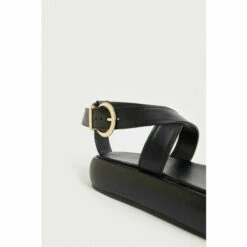 Warehouse Real Leather Wrap Around Ankle Chunky Sandal For Female -Warehouse Sales Store unnamed file 844