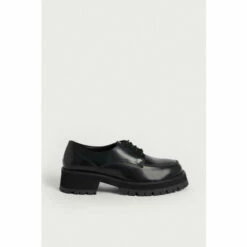 Warehouse Premium Real Leather Derby Loafer For Female