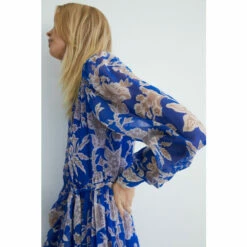 Warehouse Petite Recycled Polyester Floral Belted Mini Dress For Female -Warehouse Sales Store unnamed file 869