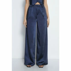 Warehouse Premium Bonded Satin Wide Leg For Female -Warehouse Sales Store unnamed file 880