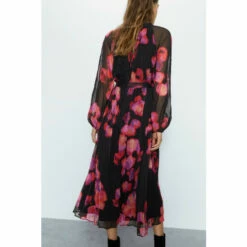 Warehouse Floral Relaxed Pleated Midi Dress For Female -Warehouse Sales Store unnamed file 94