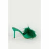 Warehouse Feather Detail Heeled Mule For Female -Warehouse Sales Store unnamed file 945
