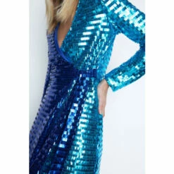 Warehouse Rectangle Sequin Wrap Mini Dress For Female -Warehouse Sales Store unnamed file 968